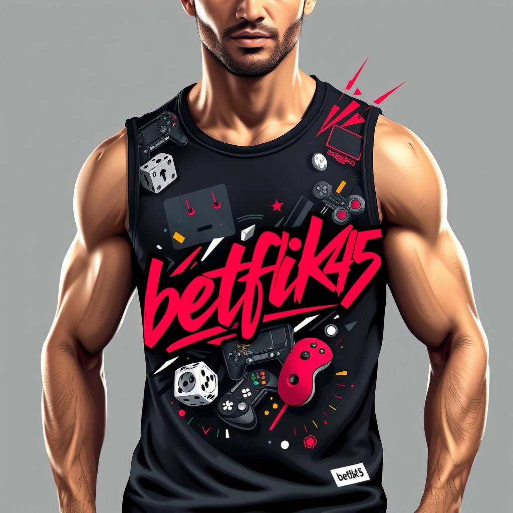 Gaming-Inspired Premium Muscle Tank Top