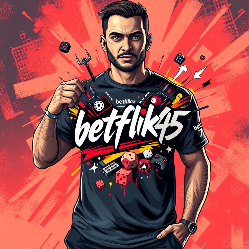 betflik45 Gaming Inspired Premium Workout T-Shirt