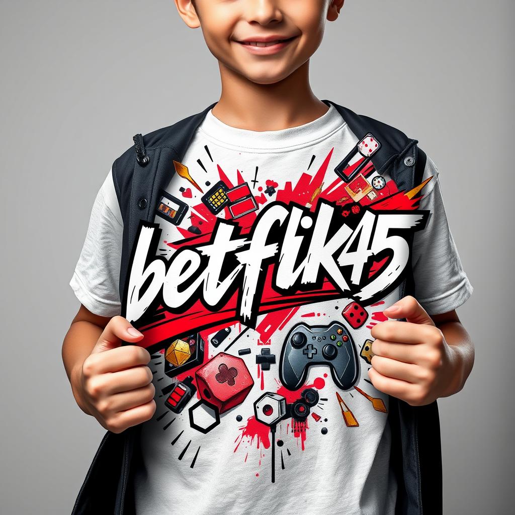 Kids Premium Gaming Graphic T-Shirt