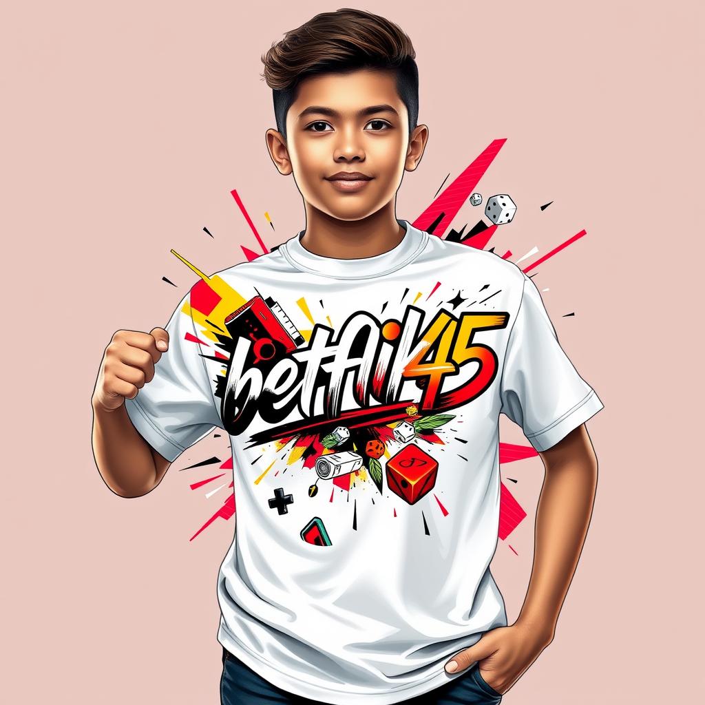 Kids Premium Sports T-Shirt - Gaming Edition 'betflik45'