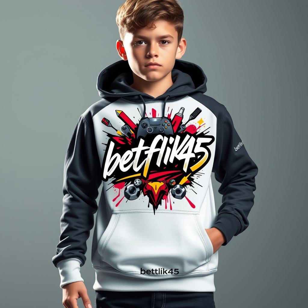 Kids Premium Athletic Hoodie - Gaming Edition