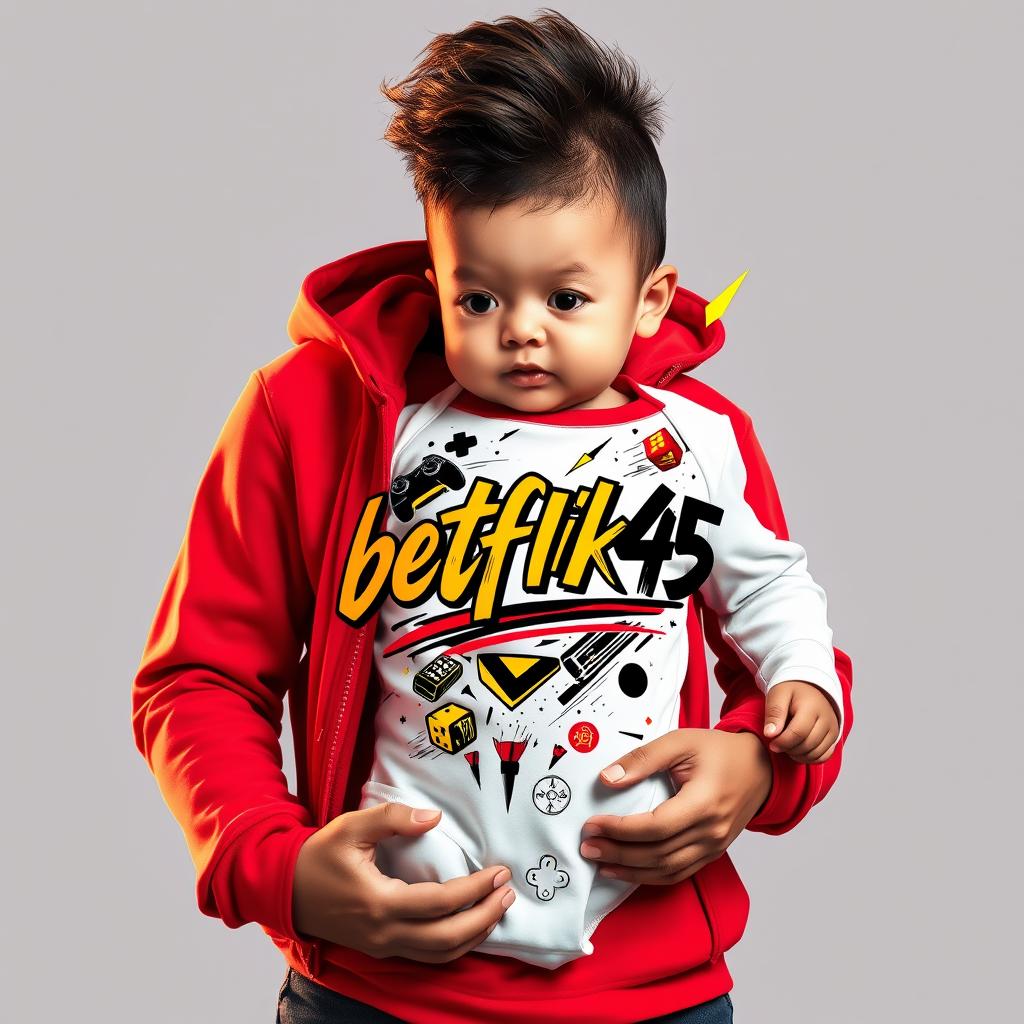 Premium Organic Baby Bodysuit - Gaming Edition 'betflik45'