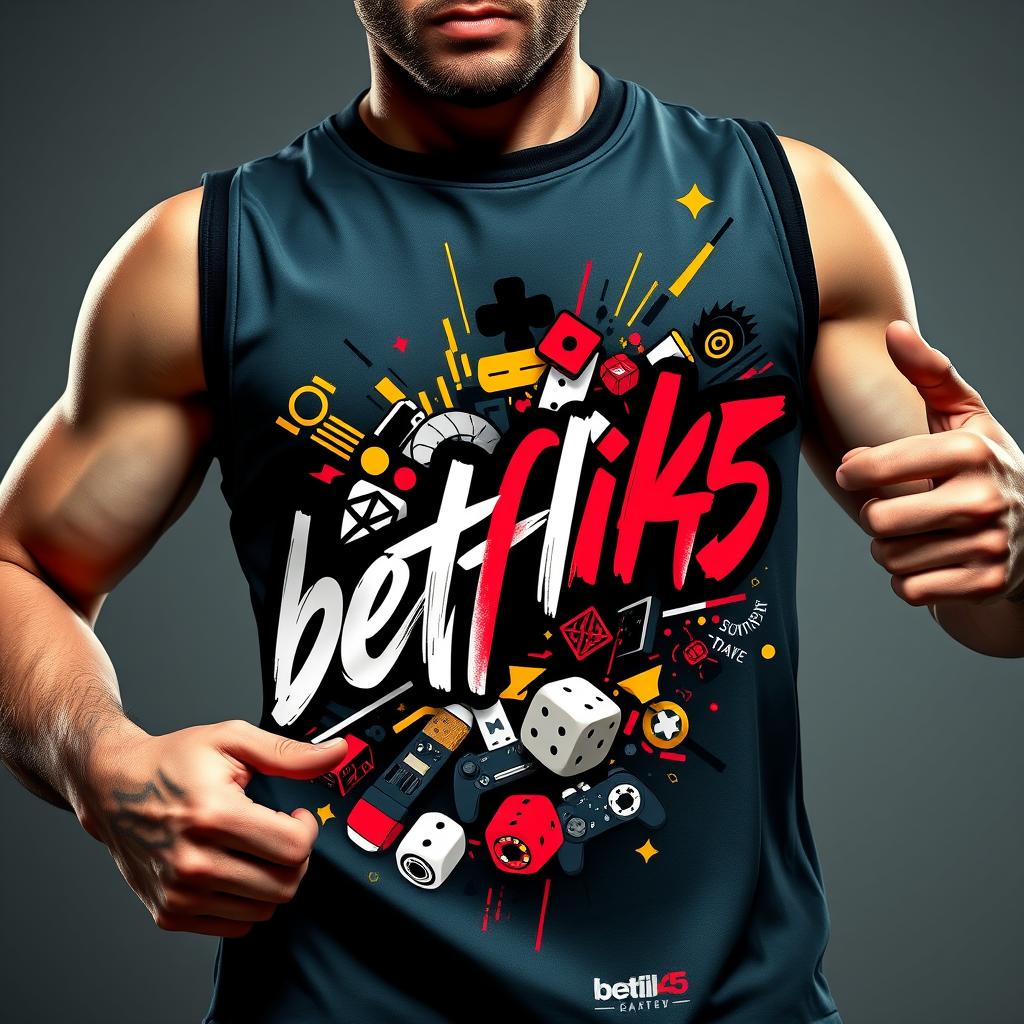 Mens Premium Sports Tank - betflik45 Gaming Edition