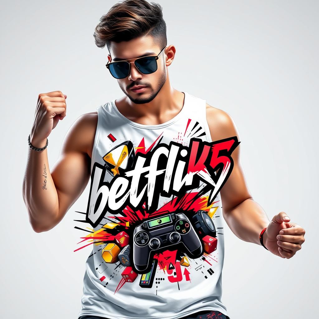 Mens Premium Beach Tank - Gaming Edition 'betflik45'