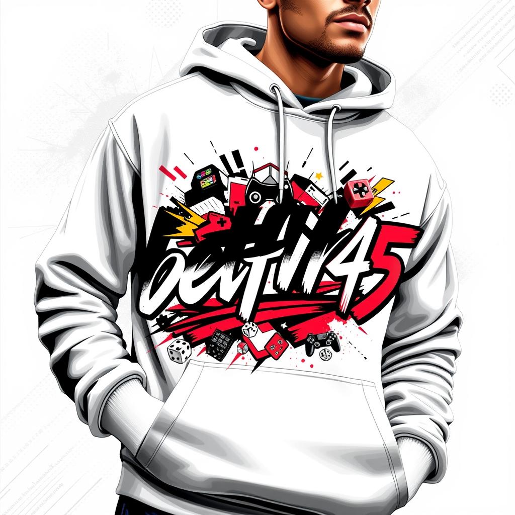 betflik45 Gaming Premium Hooded Sweatshirt