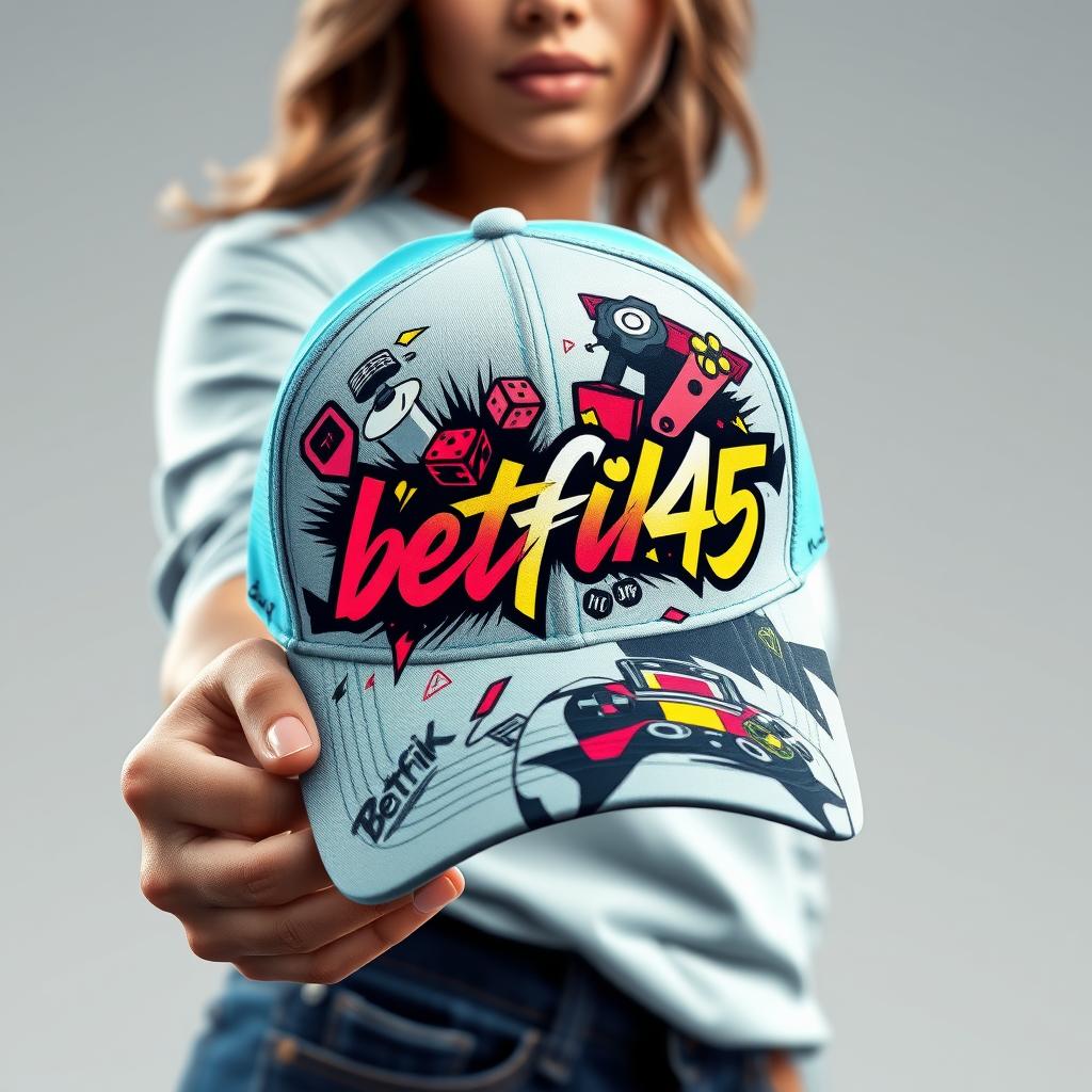 Womens Premium Baseball Cap - betflik45 Gaming Edition