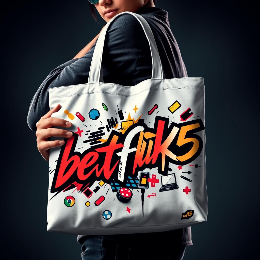 Premium Gaming Tote Bag - betflik45 Edition