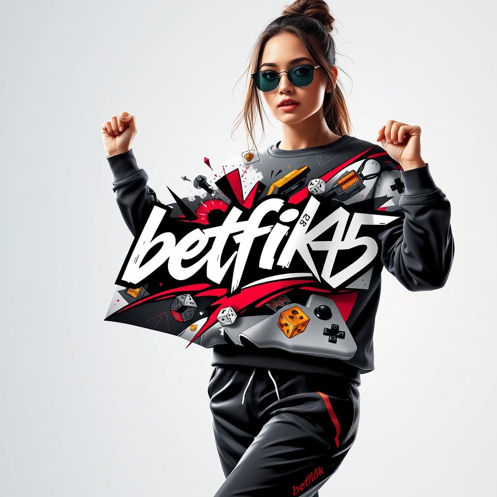 Women's Premium Joggers with Gaming Graphic Design - betflik45 Edition